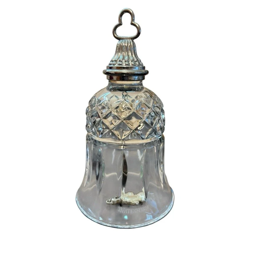 WATERFORD CRYSTAL 8TH EDITION 12 DAYS OF CHRISTMAS BELL ORNAMENT MAIDS A MILKING
